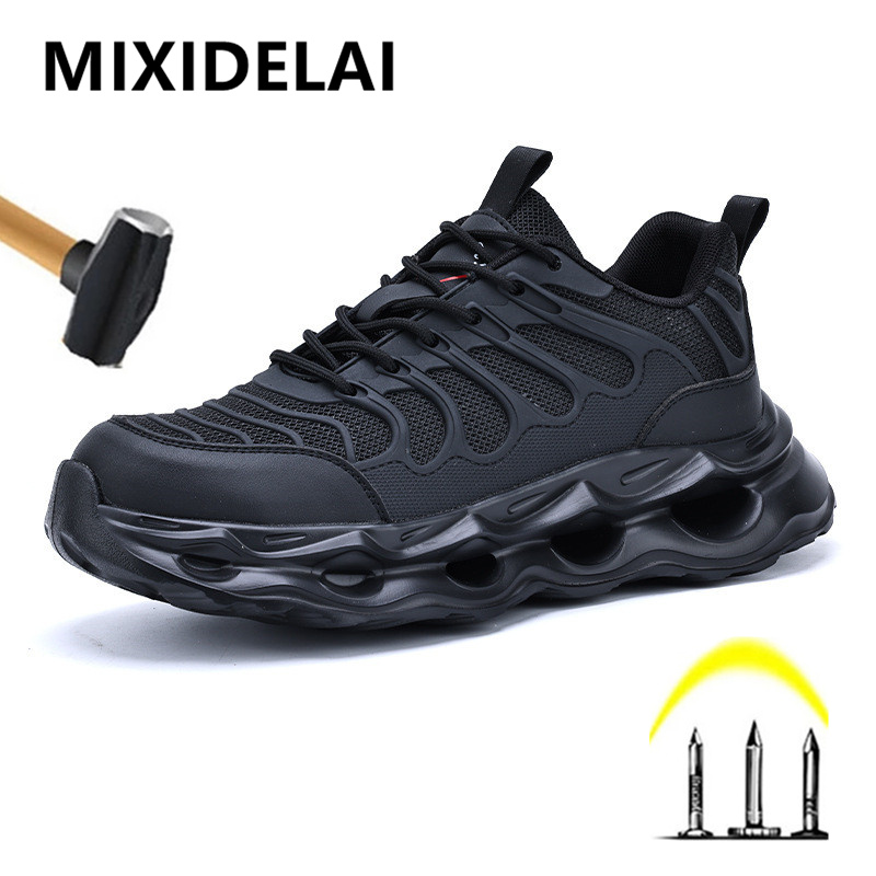 Men'S Fashion Videos - Mode Sneakers Veiligheidsschoenen Heren Lichtgewicht comfortbeschermingsschoenen