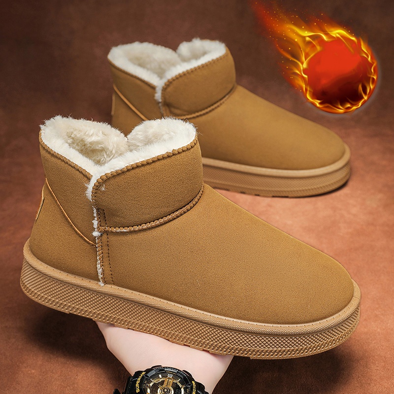Men'S Fashion News - Winterfleece gevoerde warme katoenen schoenen voor