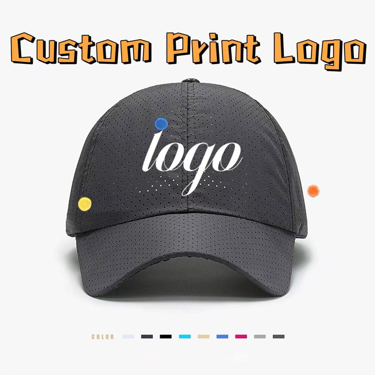 Men'S Fashion With Hat - Op maat gemaakte bedrukte baseballpet met