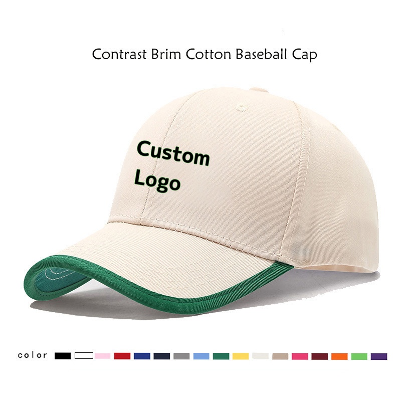 Men'S Fashion With Hat - One Piece Custom Logo Baseballpet voor