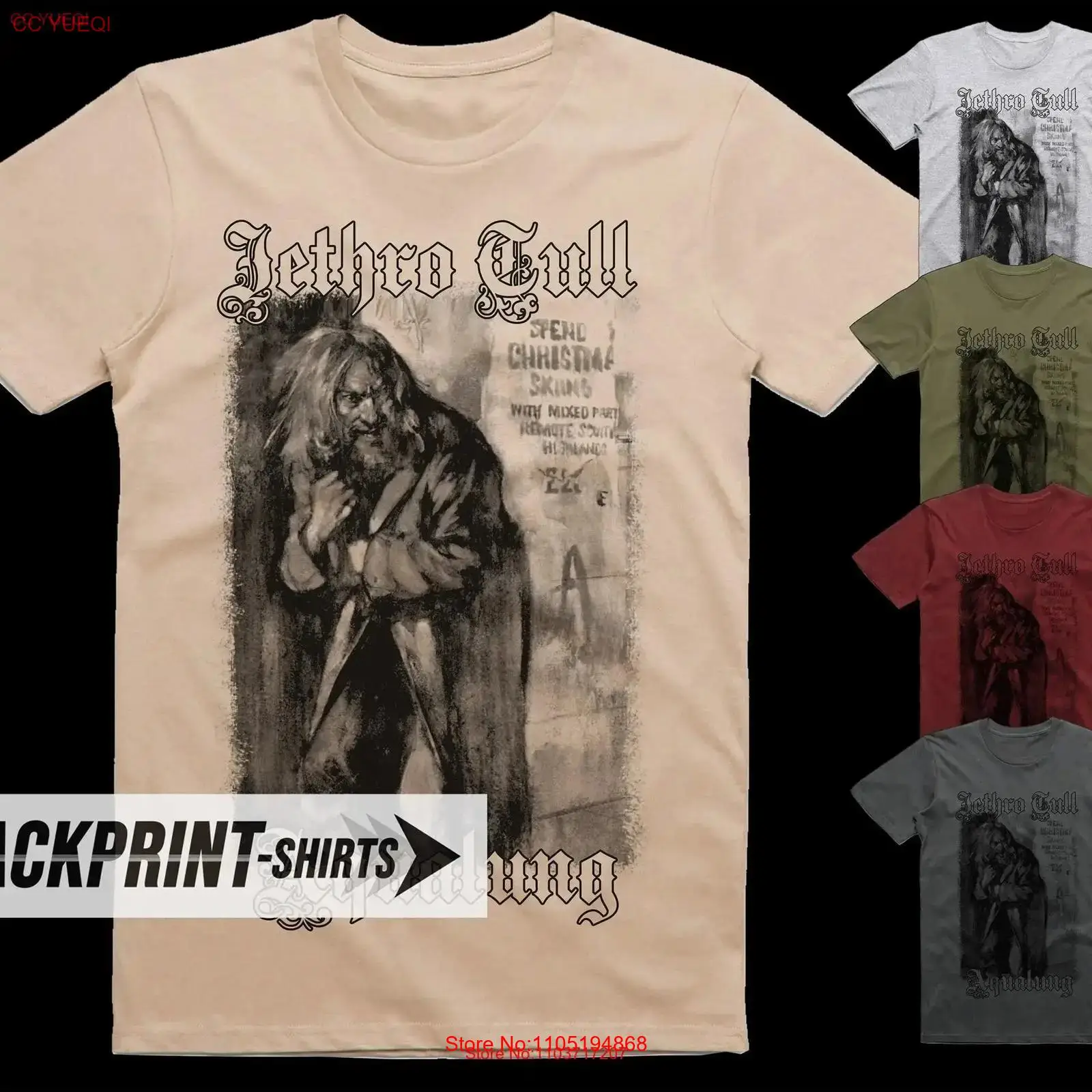 Poster Men Fashion - Jethro Tull Aqualung V1 Poster T-shirt