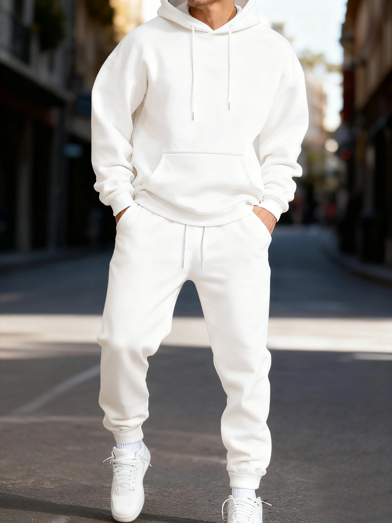 Heren Hoodie Set Winter Effen  - Mens Fashion Clothes recensie en prijs