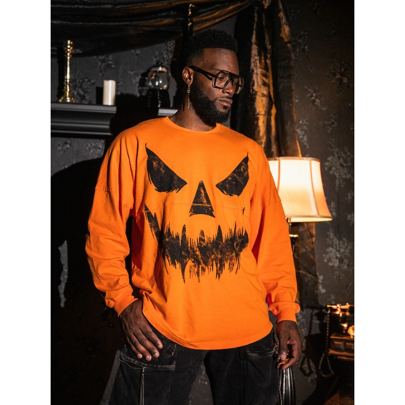 Halloween T-shirt met lange mo - Men'S Fashion T Shirts recensie en prijs