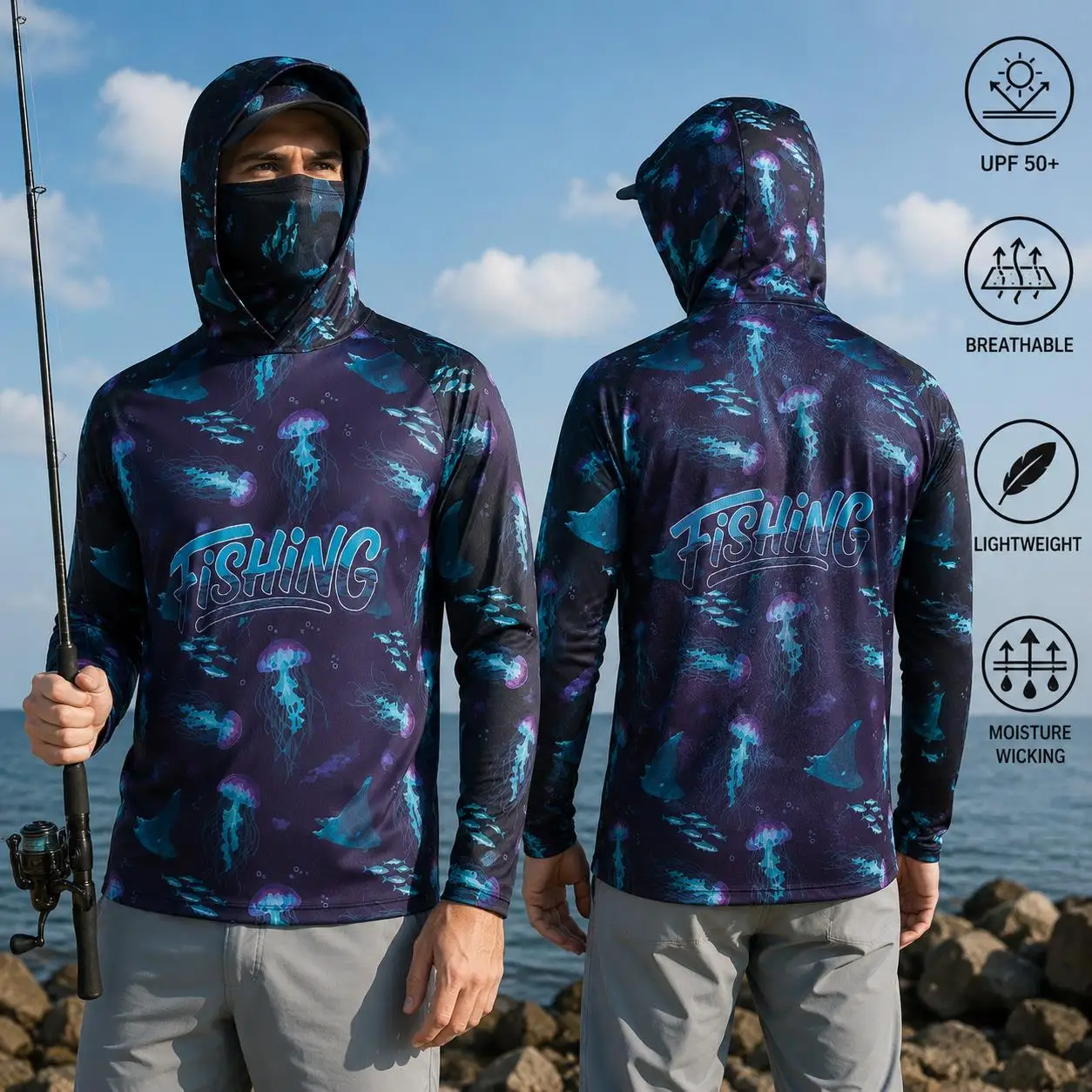 Vissersshirt met capuchon, her - Mens Fashion Summer recensie en prijs
