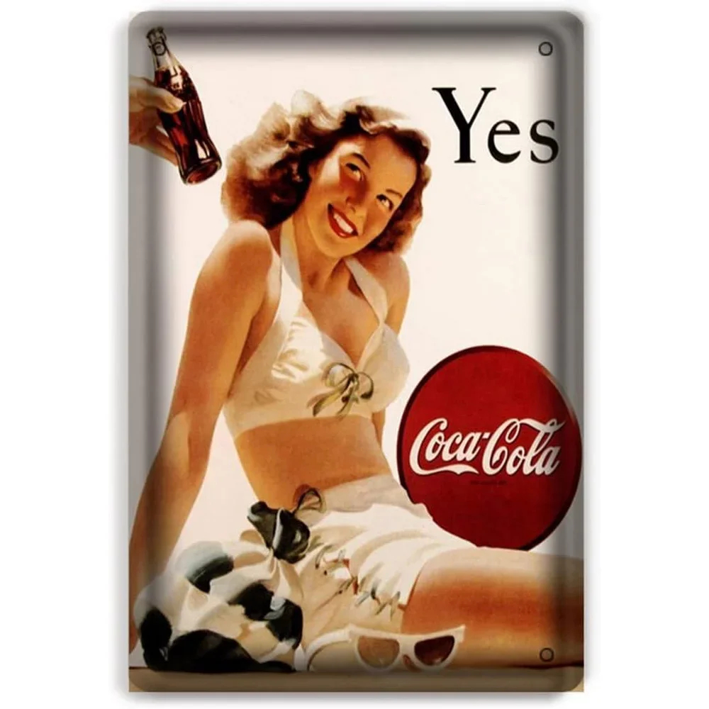 Vintage metalen bord met 'Nost - Poster Men Fashion recensie en prijs