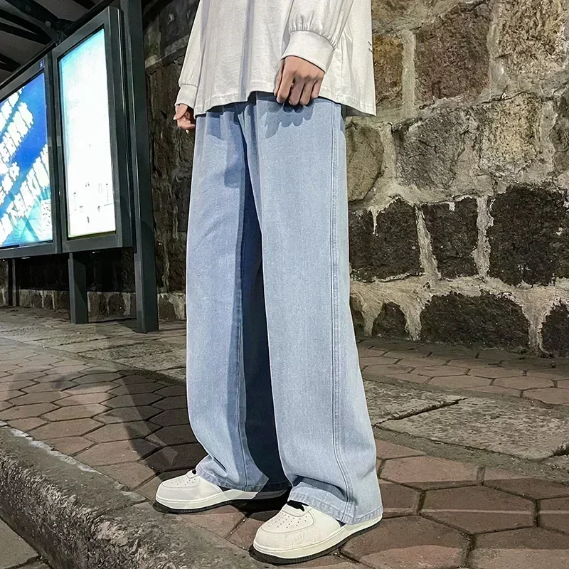 Koreaanse stijl streetwear, ni - Men'S Fashion Grey Jeans recensie en prijs