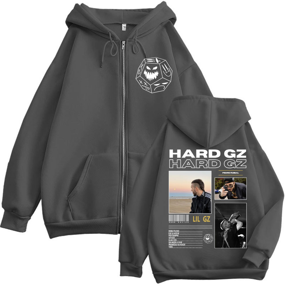 Rapper HARD GZ Tour 2025 Zippe - Mens Fashion Zip Up Hoodies recensie en prijs