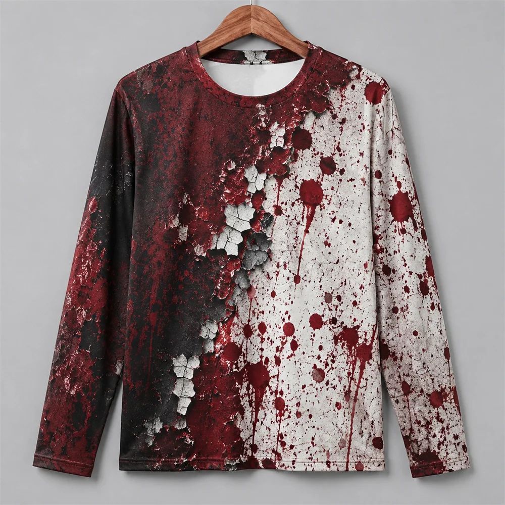 3D-print Halloween T-shirt met - Mens Fashion Summer recensie en prijs