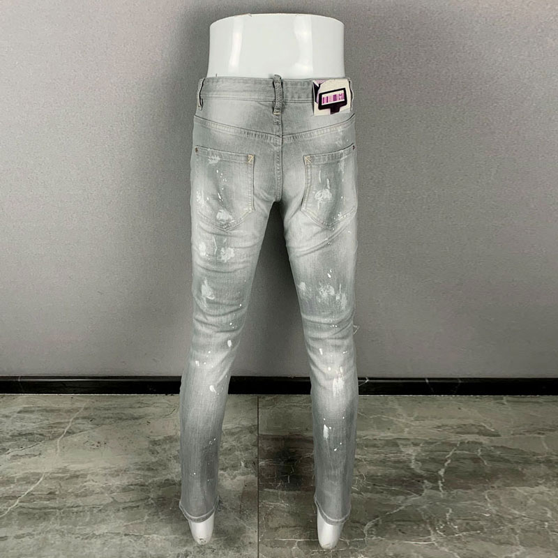 Modieuze nieuwe herenjeans, me - Men'S Fashion Grey Jeans recensie en prijs