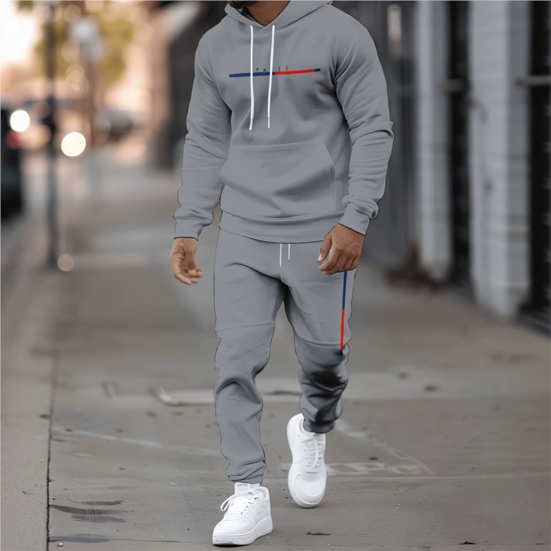 Heren trainingspak met capucho - Mens Fashion Clothes recensie en prijs