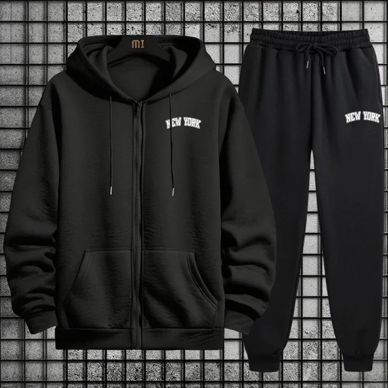 Heren trainingspak kwaliteit 2 - Mens Fashion Zip Up Hoodies recensie en prijs